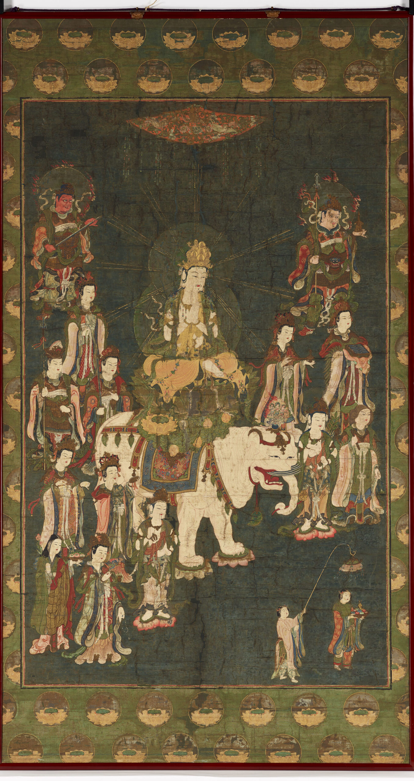 「藤の女神姫　天上芍薬御殿」　Ｓ6号(41×41cm)日本画 重文］普賢十羅刹女像 | 藤田美術館 | FUJITA MUSEUM藤田美術館
